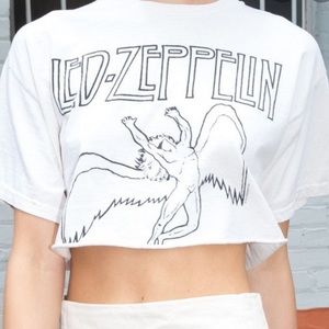 Cropped brandy tshirt